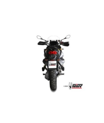 Mivv Slip-On GP Pro Black Moto Guzzi Stelvio 2024-26