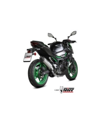 Mivv Slip-On AK-1 Titanium con tapa de carbono Kawasaki Z500 / SE 2024-26