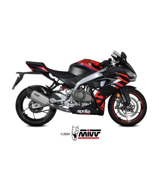 Mivv Escape Completo 2x1 SR-1 TITANIUM APRILIA RS 457 2024-26