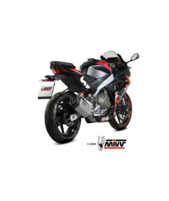 Mivv Escape Completo 2x1 SR-1 TITANIUM APRILIA RS 457 2024-26