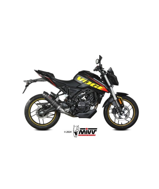 Mivv Slip-On GP carbon con tapa carbono Voge Brivido 125 R 2023-24