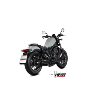 Mivv Slip-On HR-1 Black Honda CMX 500 Rebel 2022-24