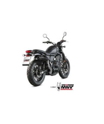 Mivv Slip-On HR-1 Black con tapa en carbono larga Honda CL 500 2023-24
