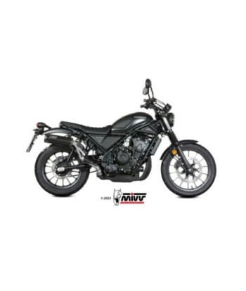 Mivv Slip-On HR-1 Black con tapa en carbono Honda CL 500 2023-24