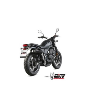 Mivv Slip-On HR-1 Black con tapa en carbono Honda CL 500 2023-24