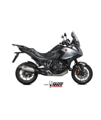 Mivv Slip-On OVAL Titanium con tapa en carbono Honda NT 1100 2022-24