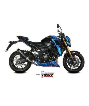 Mivv Slip-On GP black con tapa carbono Suzuki GSX-S 750 2017-20