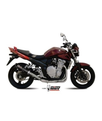 Mivv Slip-On GP black con tapa carbono Suzuki GSF 650 Bandit 2007-15 / GSX 650 F 2008-15