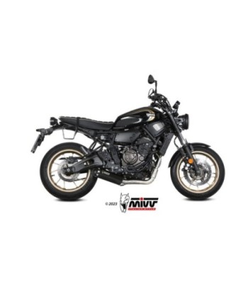 Mivv Full system 2x1 HR-1 Black YAMAHA XSR 700 2021-24