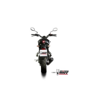 Mivv Full system 1x1 HR-1 Black con tapa en carbono larga YAMAHA XSR 125 2022-24