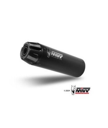 Mivv Full system 1x1 HR-1 Black con tapa en carbono larga YAMAHA XSR 125 2022-24