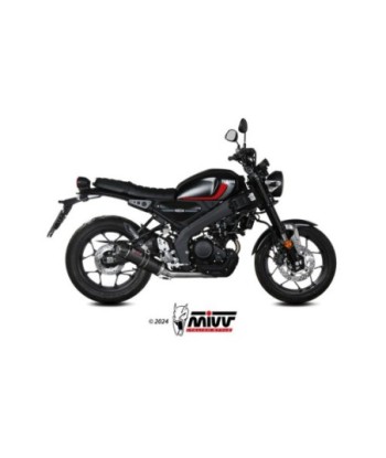 Mivv Full system 1x1 GP CARBON con tapa en carbono YAMAHA XSR 125 2022-24