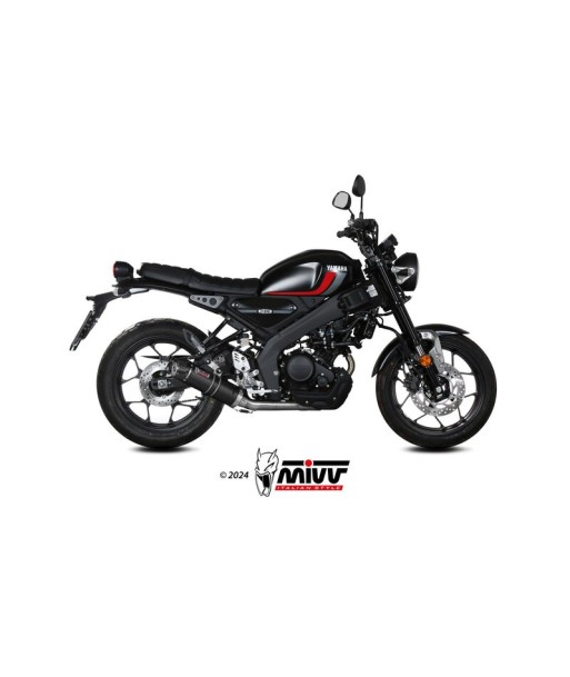 Mivv Full system 1x1 GP CARBON con tapa en carbono YAMAHA XSR 125 2022-24