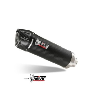 Mivv Full system 1x1 GP CARBON con tapa en carbono YAMAHA XSR 125 2022-24
