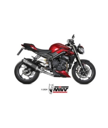 Mivv Full system 3x1 SR-1 Black Titanium Triumph Street Triple 765 R / RS 2023-25