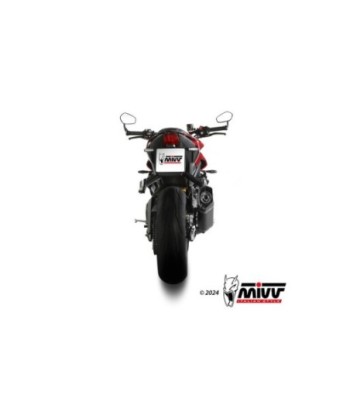 Mivv Full system 3x1 SR-1 Black Titanium Triumph Street Triple 765 R / RS 2023-25