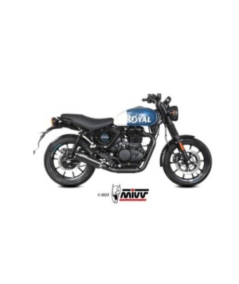 Mivv Slip-On HR-1 Black Royal Enfield HNTR 350 2022-24