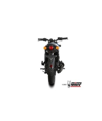 Mivv Slip-On HR-1 Black Royal Enfield HNTR 350 2022-24