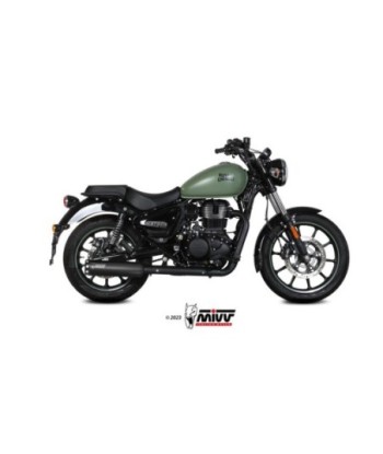 Mivv Slip-On HR-1 Black Royal Enfield Meteor 350 2021-24