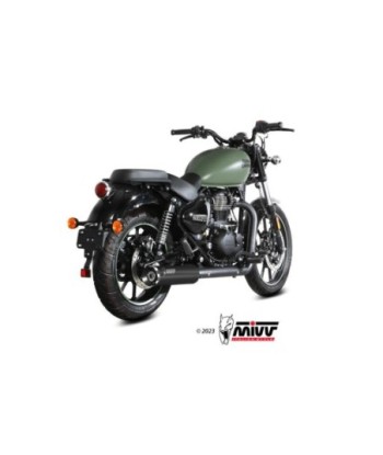 Mivv Slip-On HR-1 Black Royal Enfield Meteor 350 2021-24