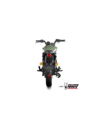 Mivv Slip-On HR-1 Black Royal Enfield Meteor 350 2021-24