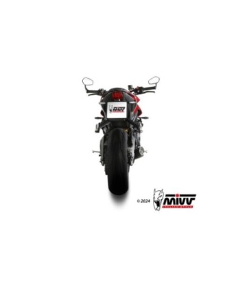 Mivv Full system 3x1 X-M5 Black Triumph Street Triple 765 R / RS 2023-24