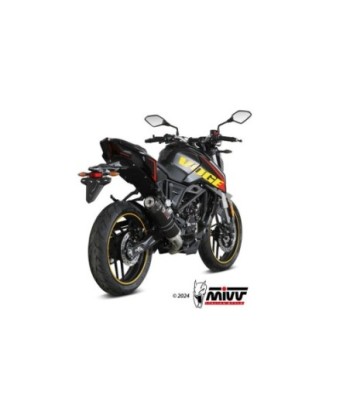 Mivv Full system 1x1 GP Black con tapa carbono Voge Brivido 125R 2023-24