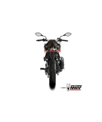 Mivv Full system 1x1 GP Black con tapa carbono Voge Brivido 125R 2023-24