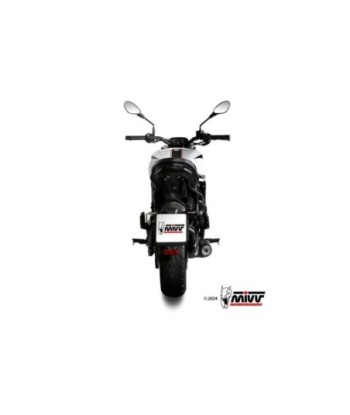 Mivv Slip-On Oval Black con tapa carbono Moto Morini Seiemmezzo STR 2022-24