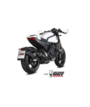 Mivv Slip-On HR-1 Black CF Moto 700 CL-X 2023-26