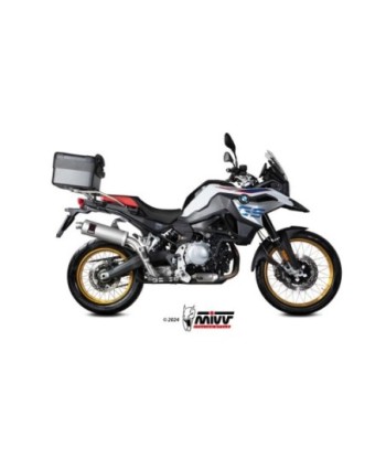 Mivv Slip-On DAKAR St. Steel BMW F 750 GS / F 850 GS 2018-24