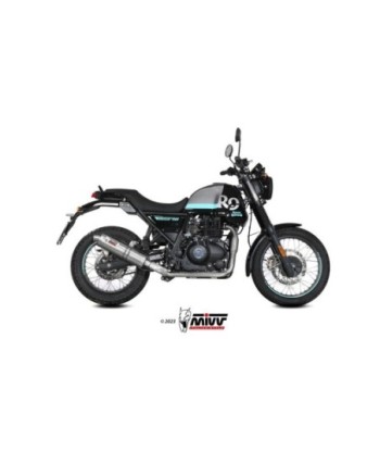 Mivv Slip-On OVAL St. Steel Royal Enfield Scram 411 2022-24 / Himalayan 2021-23