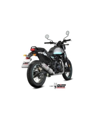 Mivv Slip-On OVAL St. Steel Royal Enfield Scram 411 2022-24 / Himalayan 2021-23