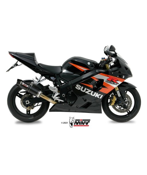 Mivv Bolt-On GP carbon con tapa carbono Suzuki GSX-R 600 2004-05