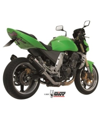 Mivv 2 Slip-On GP black con tapa carbono Kawasaki Z1000 2003-06