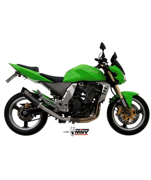 Mivv 2 Slip-On GP carbon con tapa carbono Kawasaki Z1000 2003-06