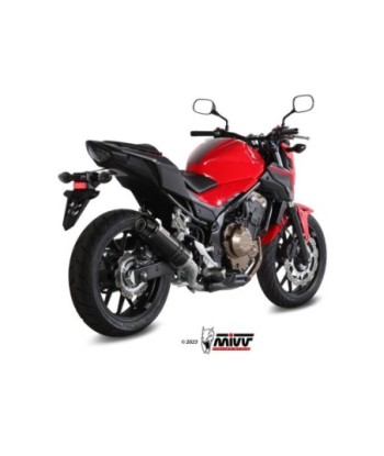Mivv Slip-On GP black con tapa carbono Honda CB 500 F 2016-18