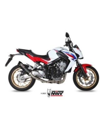 Mivv Full system 4x2x1 GP black con tapa carbono Honda CB 650 F 2014-18