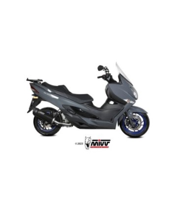 Mivv Slip-On MOVER Black Suzuki Burgman 400 2022-24
