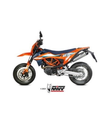 Mivv Slip-On STR1 St. Steel KTM 690 ENDURO R / 690 SMC R 2021-24