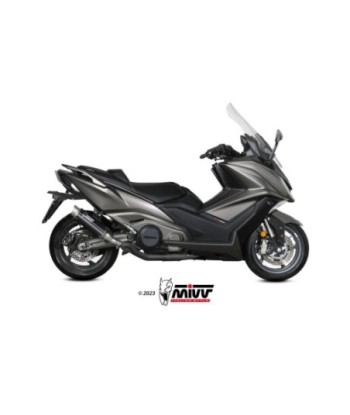 Mivv Slip-On GP Pro Black Kymco AK550 2021-25