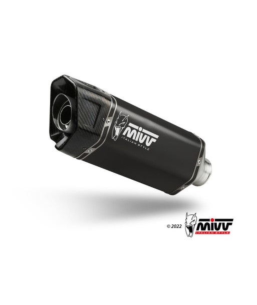 Mivv Slip-On SR-1 Black Kymco AK550 2021-25