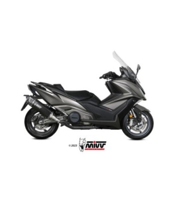 Mivv Slip-On SR-1 Black Kymco AK550 2021-25