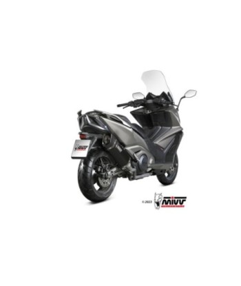 Mivv Slip-On SR-1 Black Kymco AK550 2021-25