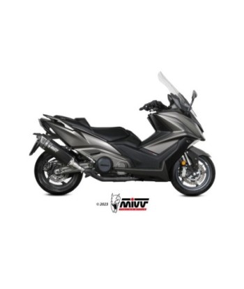 Mivv Slip-On SR-1 Black Titanium Kymco AK550 2021-25