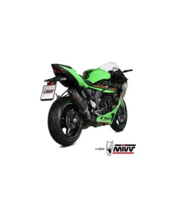 Mivv Slip-On AK-1 carbono con tapa de carbono Kawasaki ZX-6 R 636 2019-26