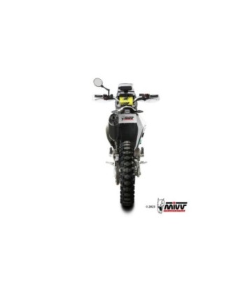 Mivv Slip-On Oval Black Husqvarna 701 Enduro / SuperMoto 2021-24