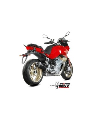 Mivv Slip-On Delta Race Black Moto Guzzi V100 Mandello 2022-25