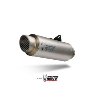 Mivv Slip-On GP Pro Titanium Moto Guzzi V100 Mandello 2022-25
