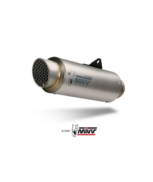 Mivv Slip-On GP Pro Titanium Moto Guzzi V100 Mandello 2022-25